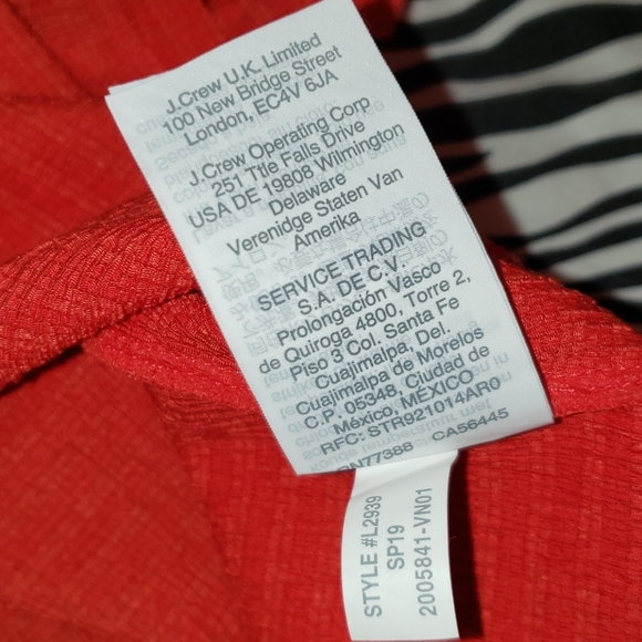 Cute Red Texture and Thread Madewell Top - Picture 10 of 10